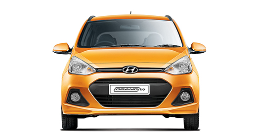 Front view of orange Grandi10