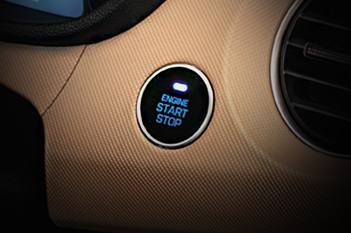 Engine start and stop button