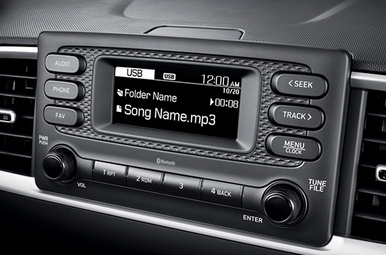 3.8″ Standard Audio System